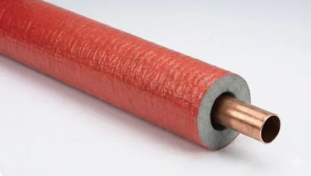9×22 K-FLEX PE COLOR Tube Insulation - Red - 2m - kflexsupplies.com